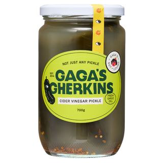 Gaga's Gherkins Cider Vinegar Pickle