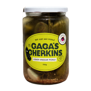 Gaga's Gherkins Cider Vinegar Pickle