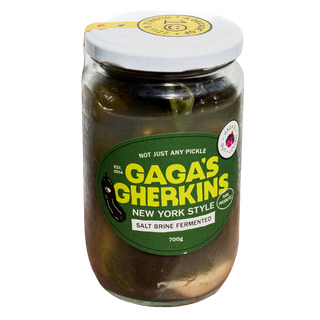 Gaga's Gherkins Salt Brine Fermented