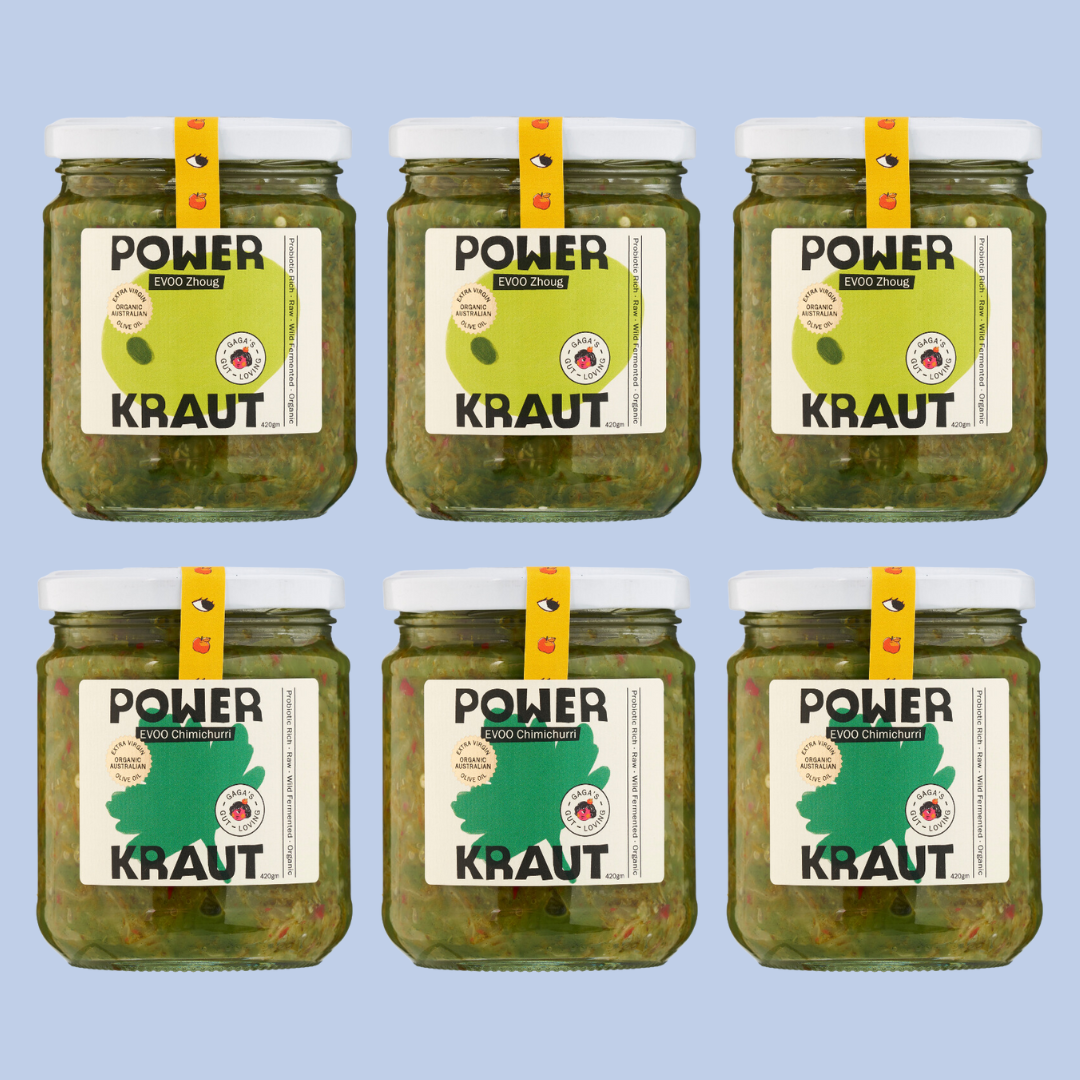 Powerkraut EVOO Duo Chimichurri & Zhoug | Box of 6